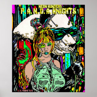 Neon Hunters: P. A. N. D. A. Knights Poster