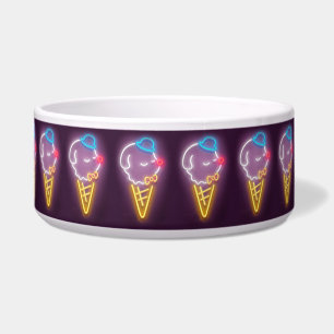 Neon Ice Cream Dog