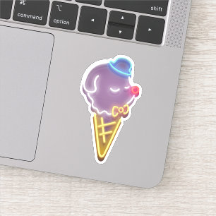 Neon Ice Cream Dog