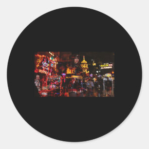 Neon Illusion Between Reality And Fantasy Sticker