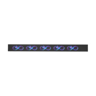 Neon Infinity Symbol with Glowing Hummingbird Wrap Around Label