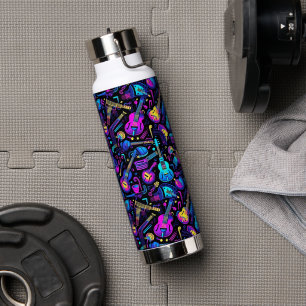 Neon Jam Session Water Bottle