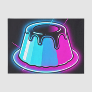 Neon Jelly Glow Dessert Art Tissue Paper