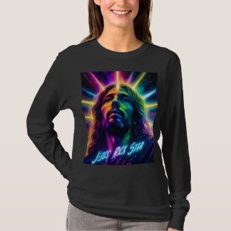 Neon Jesus Rockstar Basic Long Sleeve T-Shirt