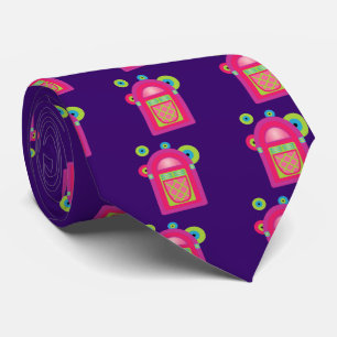 Neon Jukebox Tie