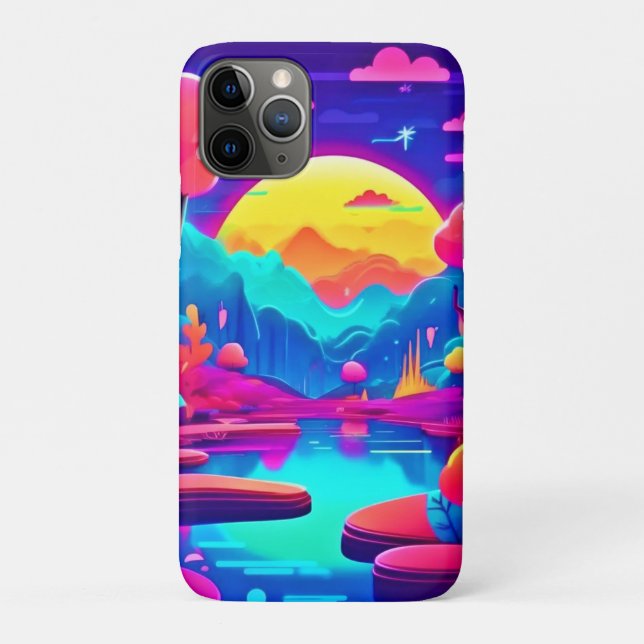 Neon Jungle Dream Art Case-Mate iPhone Case (Back)