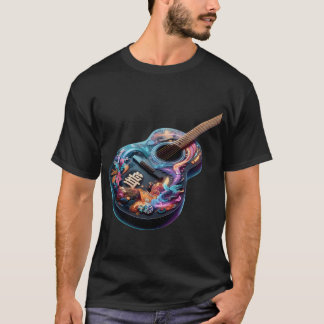 Neon Kanji Guitar Dreams T-Shirt