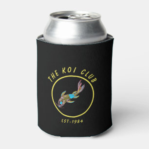 Neon Koi Fish Personalised Insulated Can Cooler