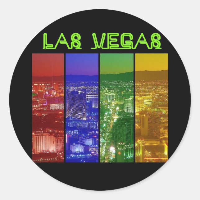 NEON Las Vegas Strip Sticker (Front)