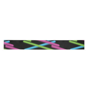 Neon Laser Grosgrain Satin Ribbon