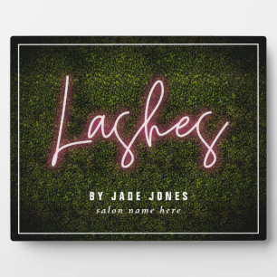 Neon Lash Artist Professional Cosmetologist Plaque