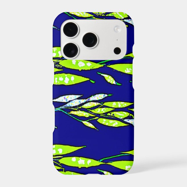 Neon Leaf Branch Pattern (Back)