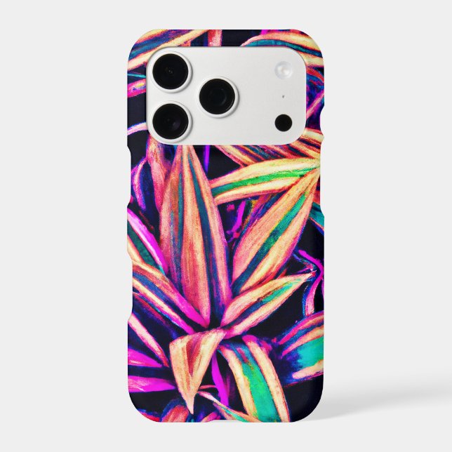 Neon Leaf Patterns Unveiled (Back)