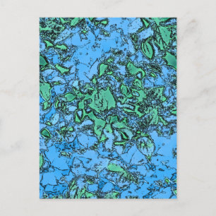 Neon Leaves 1 Postcard