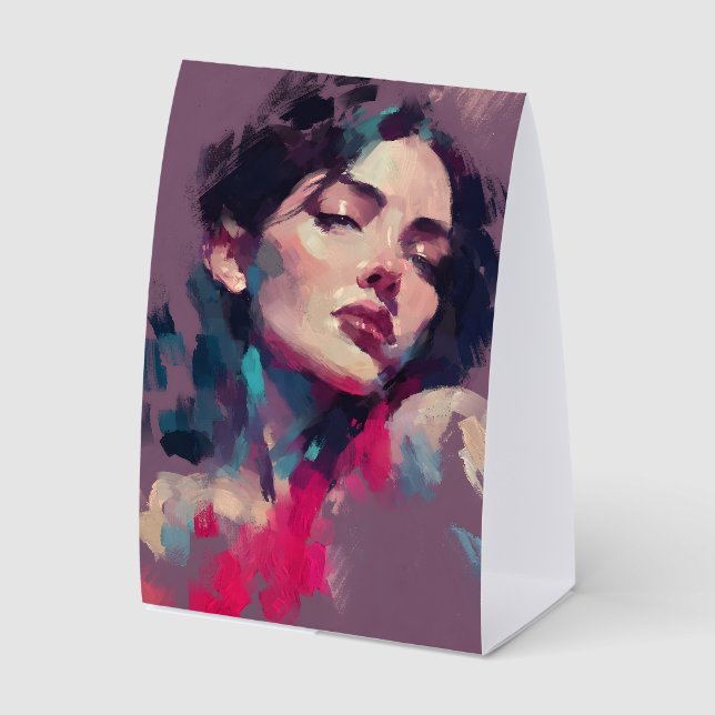 Neon Light Abstract Portrait (Front)