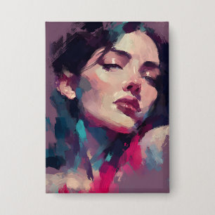 Neon Light Abstract Portrait