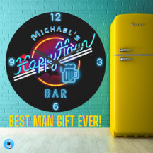Neon Light BAR Personalised SIGN Man Cave Large Cl