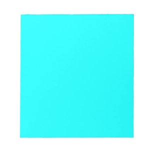 Neon light blue 00ffff notepad