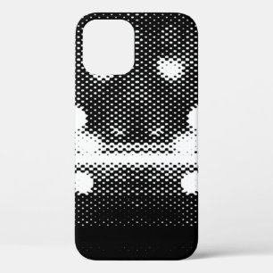 Neon lights and geometric seamless pattern iPhone 12 case