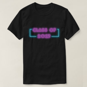 Neon Lights Class of 2023 Graduation T-Shirt