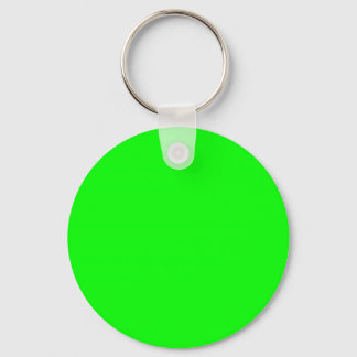 Neon Lime Green Background Key Ring