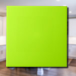 Neon Lime Solid Colour | Classic | Elegant Ceramic Tile<br><div class="desc">Neon Lime Solid Colour | Classic | Elegant | Trendy | Stylish | Gift</div>