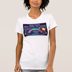 Neon Limit Break: The Uncharted Chaos Meter T-Shirt