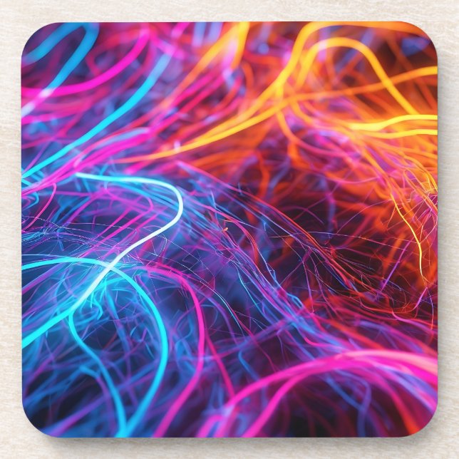 Neon Lines Coaster (Front)