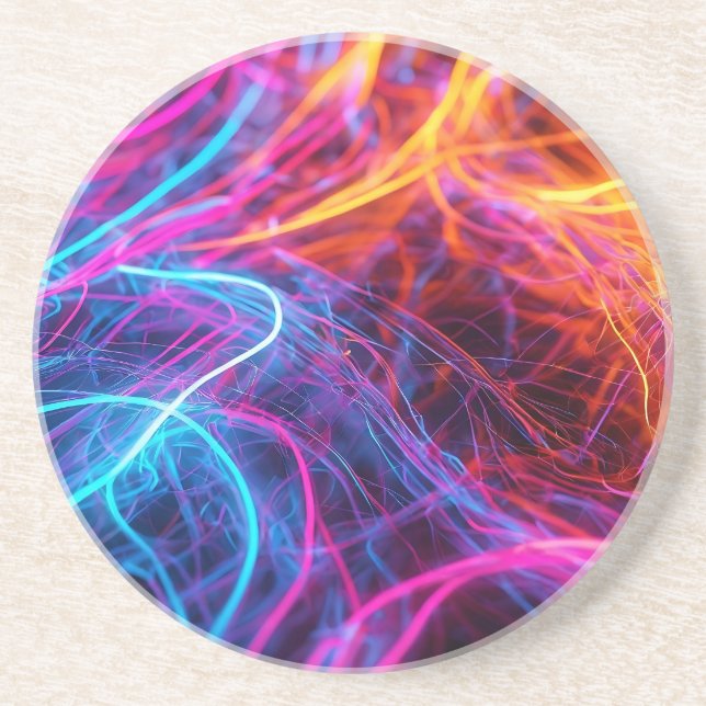 Neon Lines Coaster (Front)