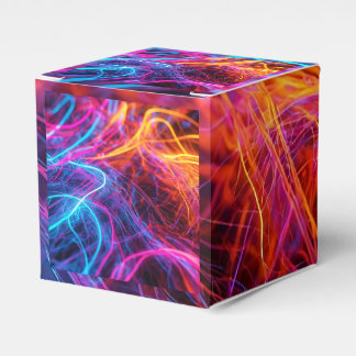 Neon Lines Favour Box