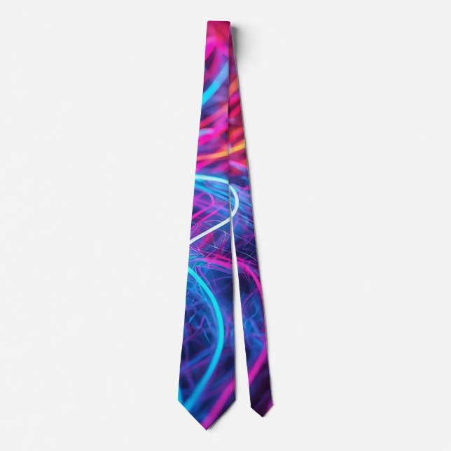 Neon Lines Tie (Front)