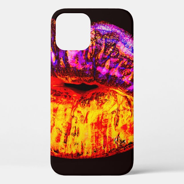 Neon lips Case-Mate iPhone case (Back)