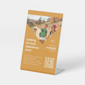 Neon Lounge Stand Pedestal Sign