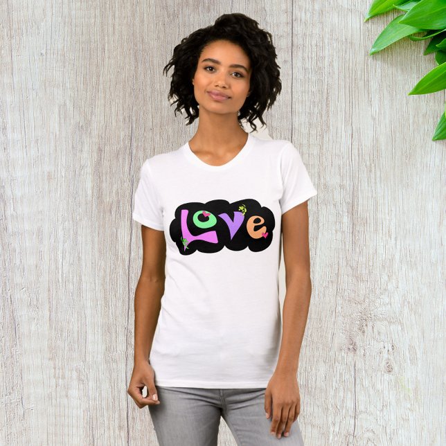 Neon Love Womens T-Shirt (Creator Uploaded)