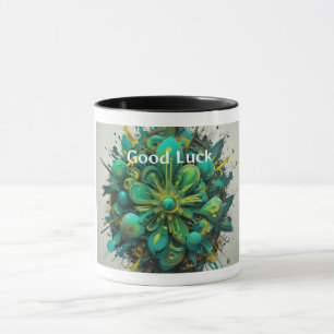Neon Lucky Colour Burst Good Luck Mug