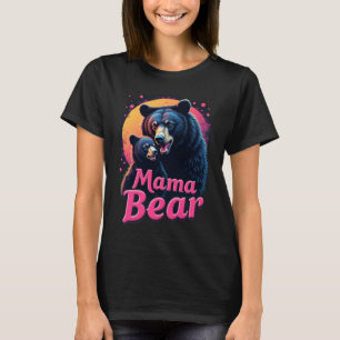 Neon Mama Bear & Cub Women's T-Shirt