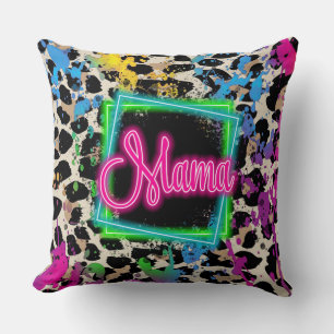 Neon mama cushion