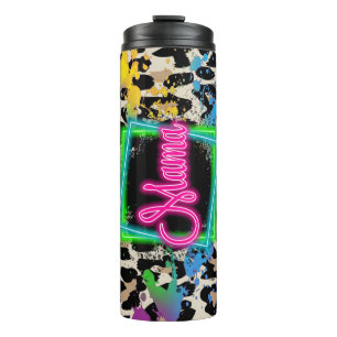 Neon mama thermal tumbler