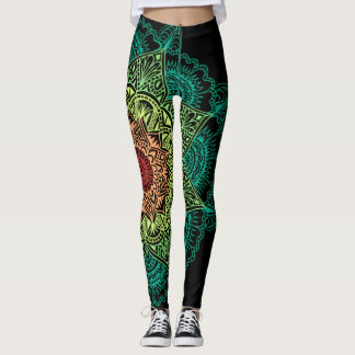 Neon Mandala Leggings