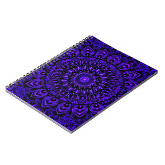 Neon Mandala: Radiant Symmetry Notebook