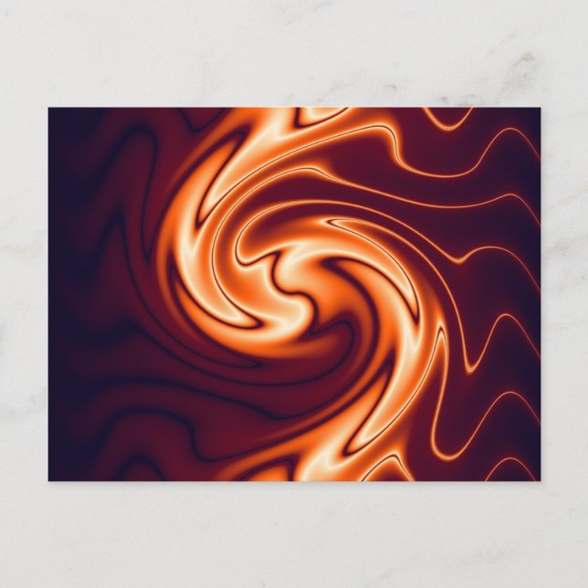 Neon Marbling Postcard (Front)