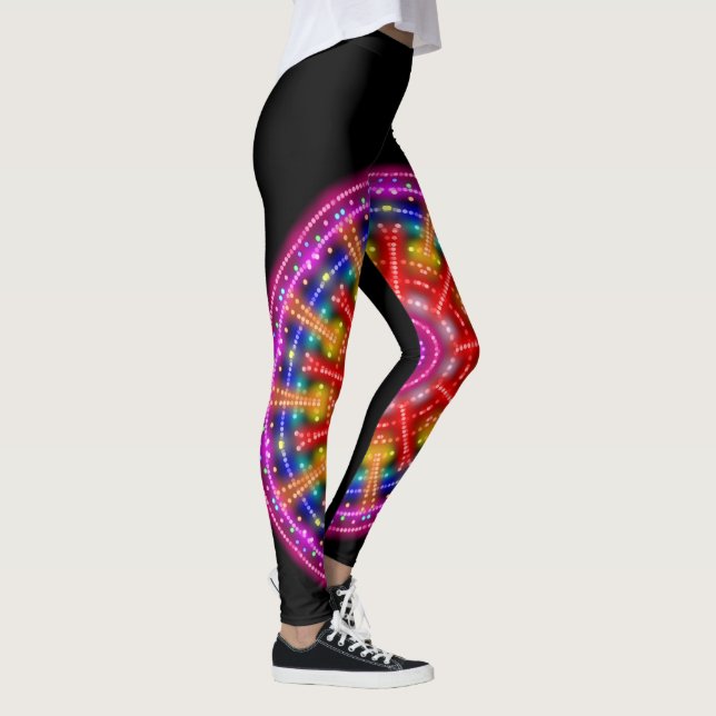 Neon Medallion Leggings (Right)