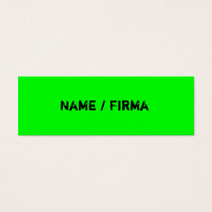 Neon - mini business cards