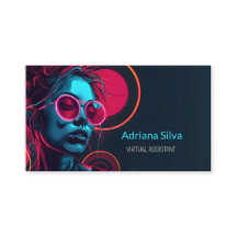 Neon Minimalist Futuristic Virtual Assistant 