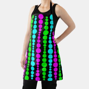 Neon Modern Rectangles Apron