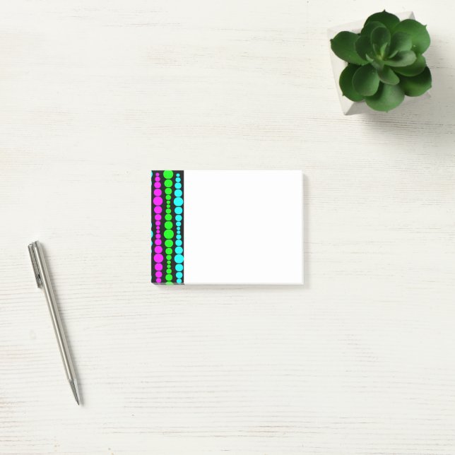 Neon Modern Rectangles  Post-it Notes (Office)