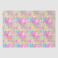 Neon Modern Retro Floral Pansy Pink