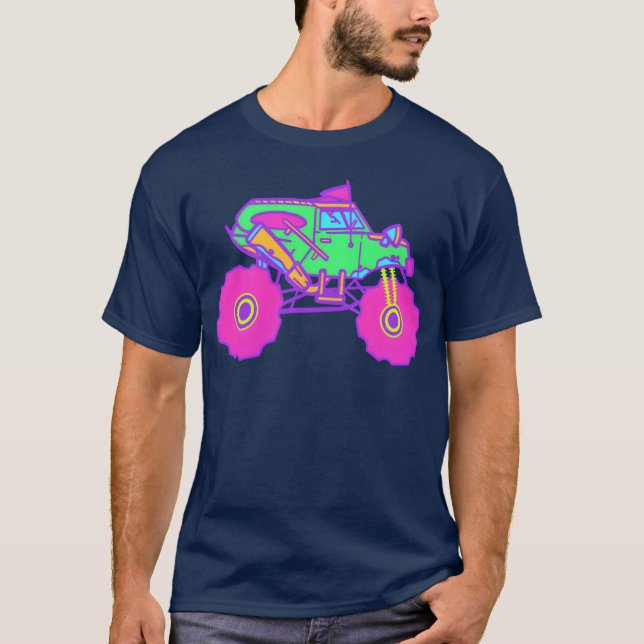 Neon Monsterruck girl T-Shirt (Front)