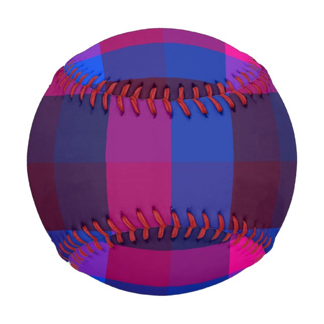 Neon mosaic fusion  baseball (Front)