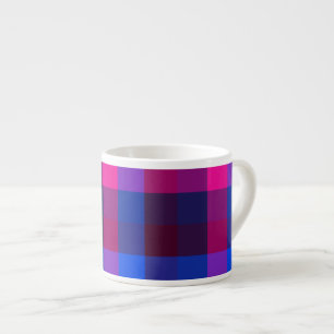 Neon mosaic fusion espresso cup